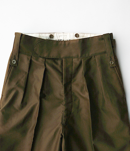 NEAT MOLESKIN / BELTLESS SHORTS [KHAKI] - Fresh Service NECESSARY