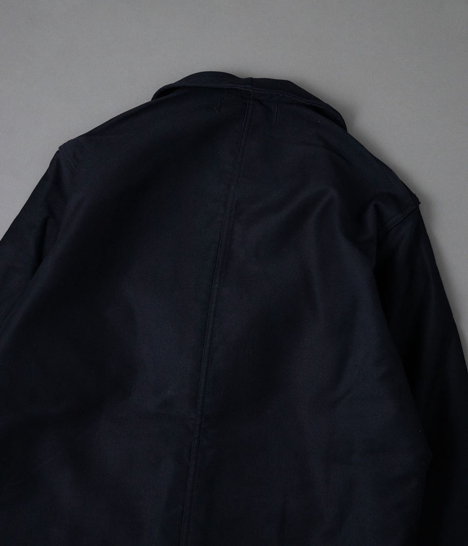 70's Le Mont Saint Martin ブラックモールスキンフレンチワーク