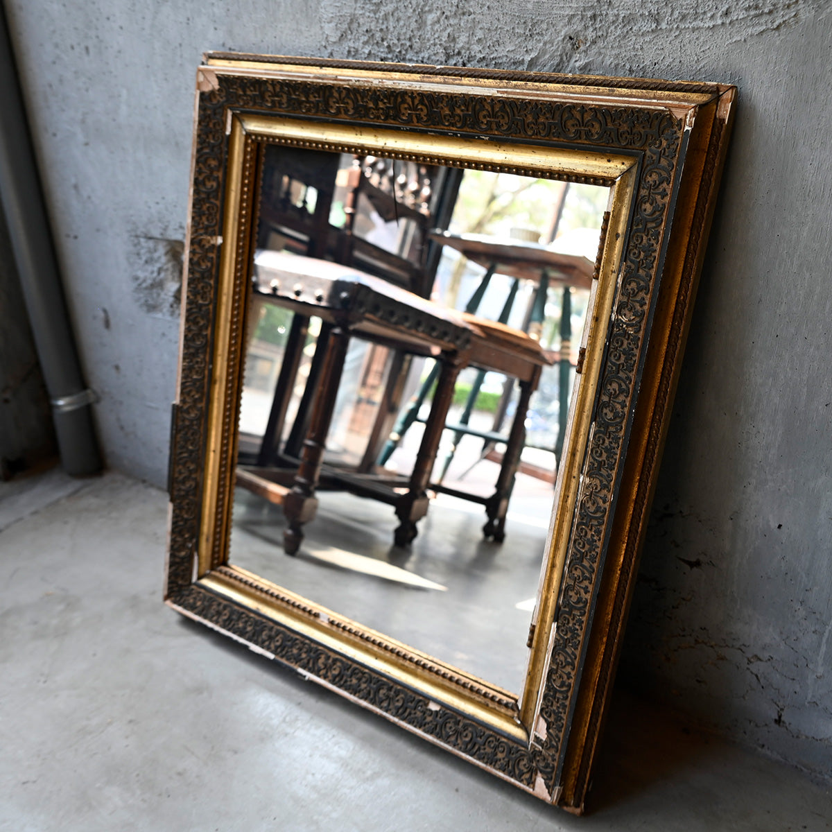 Antique Mirror Napoleon Ⅲ style （ナポレオン3世様式）R-0306