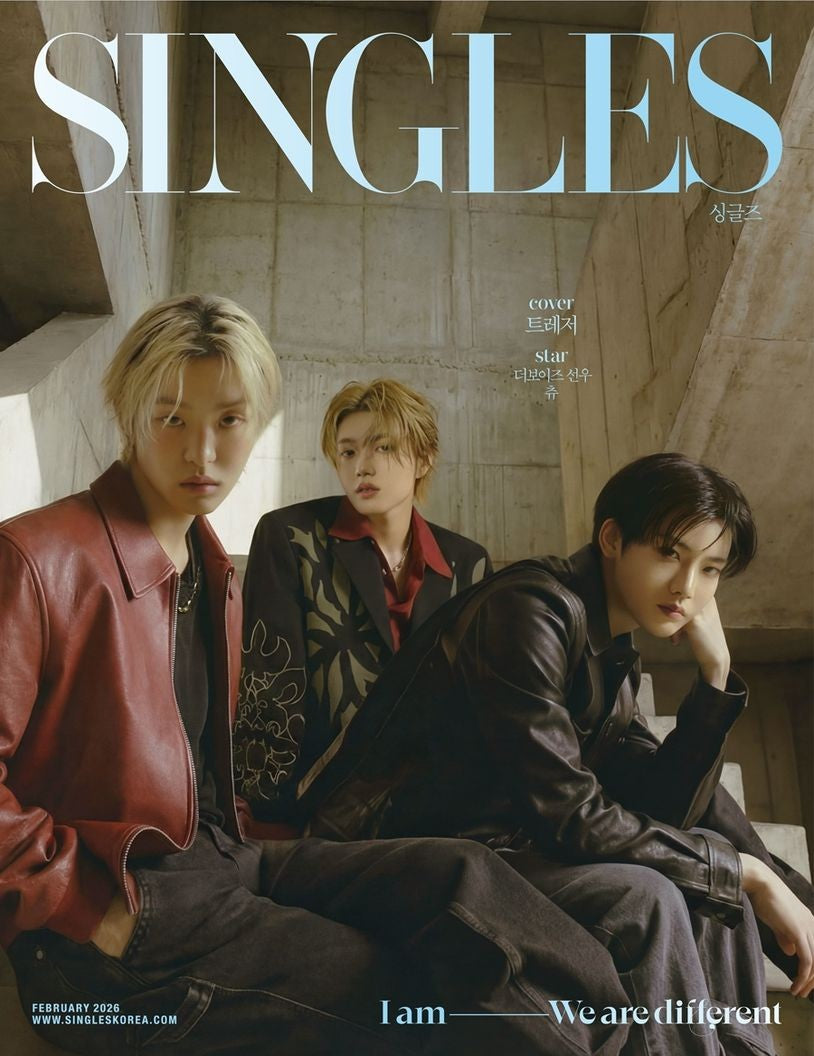 送料込/和訳付]【表紙:TREASURE】韓国雑誌「SINGLES シングルズ」2026