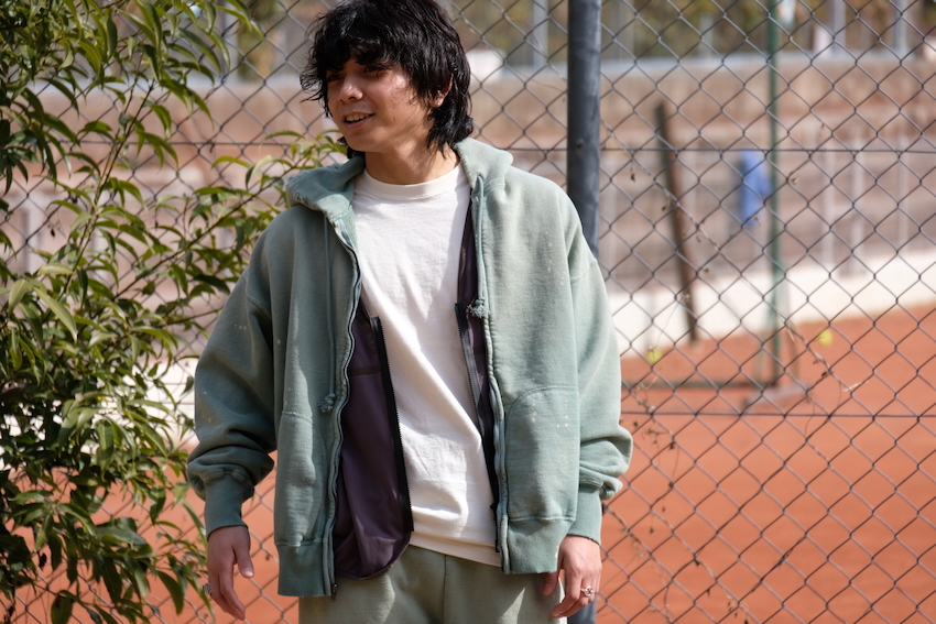 BOWWOW ZIP HOODIE AGING & SWEATPANTS AGING ‐ GREEN AGING - Blog