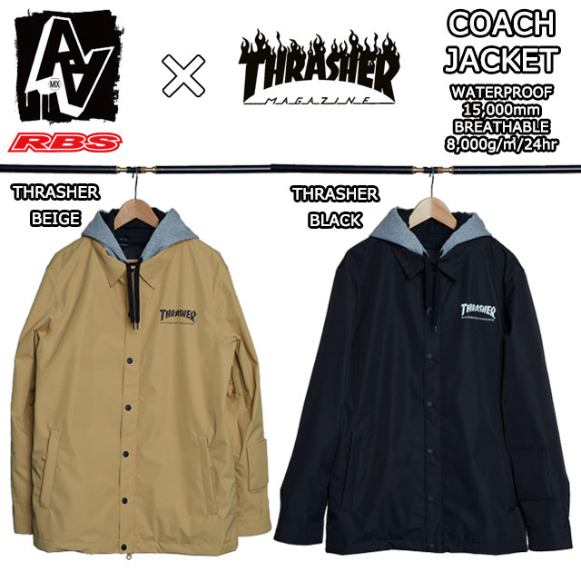 AA HARD WEAR 20-21 COACH JACKET コーチジャケット THRASHER 日本正規