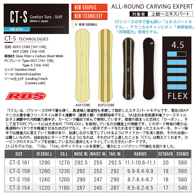 OGASAKA 21-22 (オガサカ) CT-S シーティーエス 日本正規品RBS