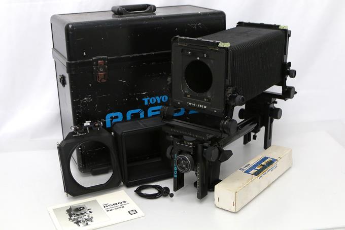 ROBOS 蛇腹大判カメラ フィルムホルダー 延長レール ケース付 N185-2L