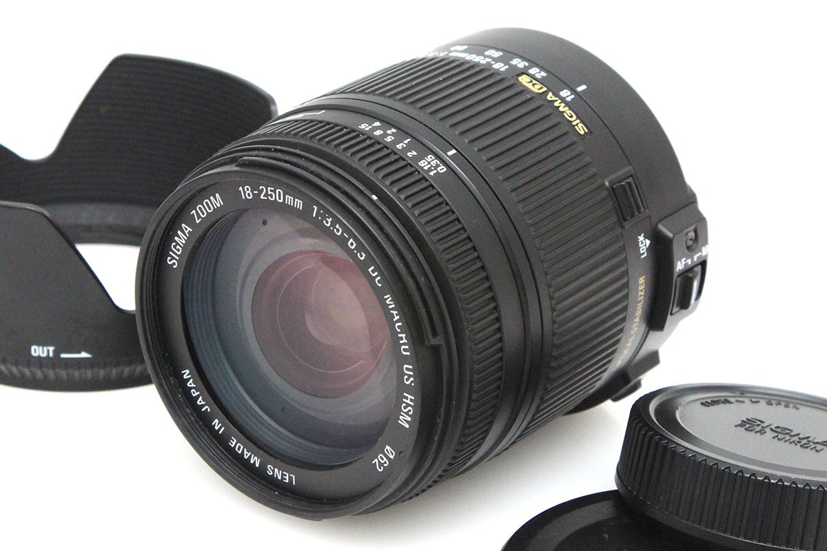 18-250mm F3.5-6.3 DC MACRO OS HSM [ニコン用] 中古価格比較 - 価格.com