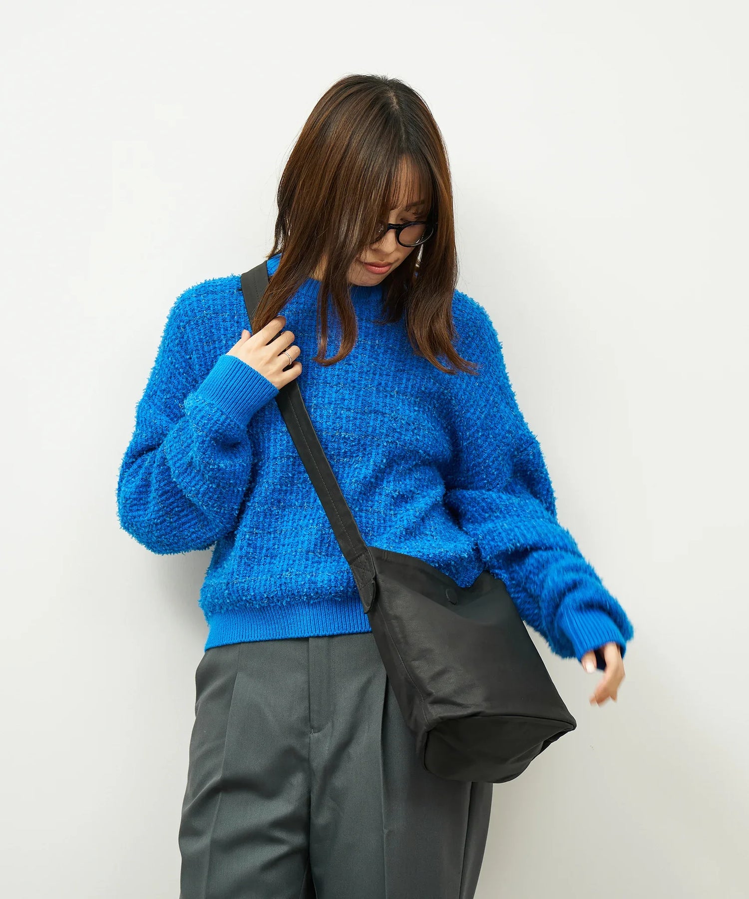 REN公式】ヤギ革ショルダーバッグ｜柔らかく軽い本革バッグ