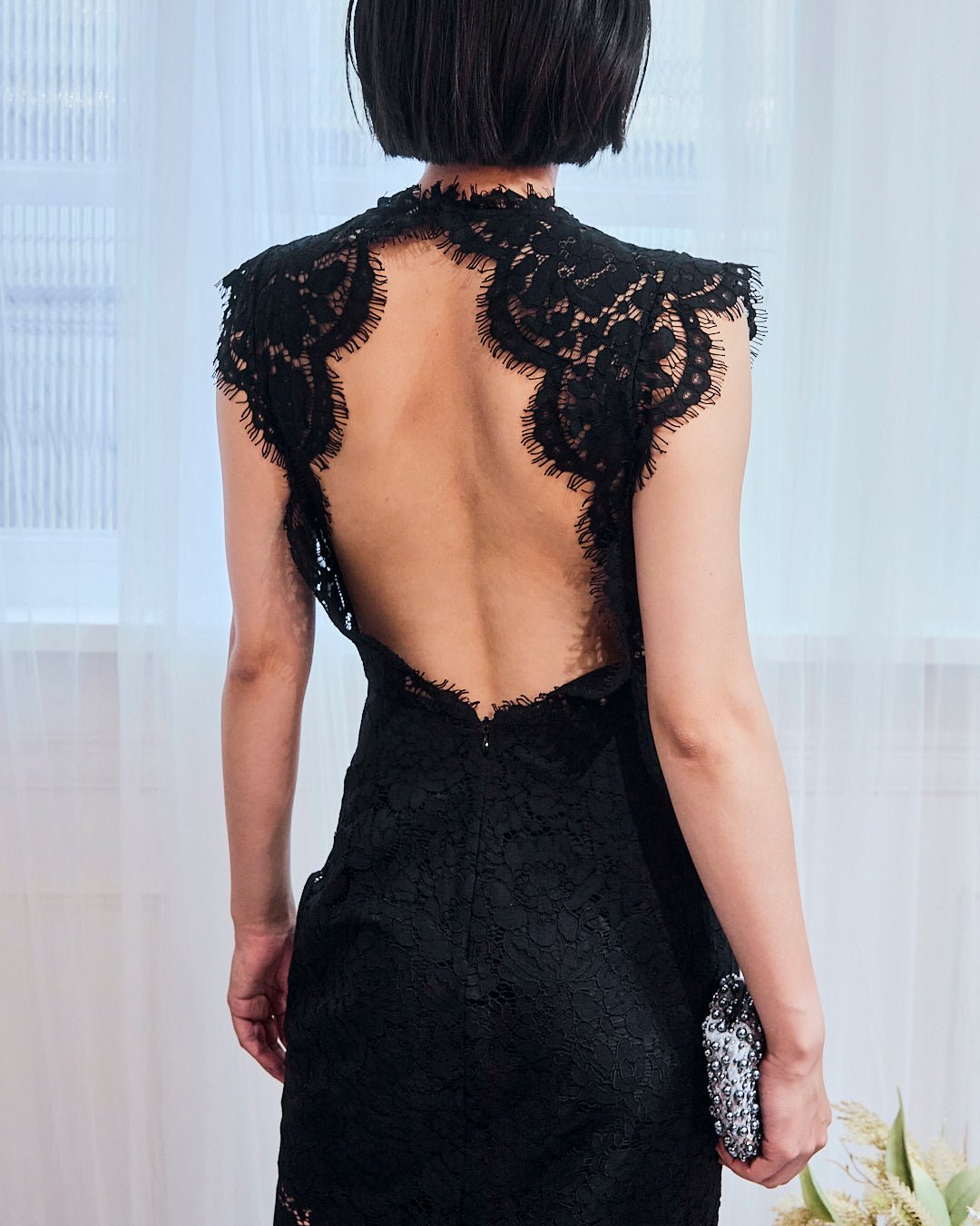 レイチェル ゾー レンタルドレス｜ブラックのロングドレス