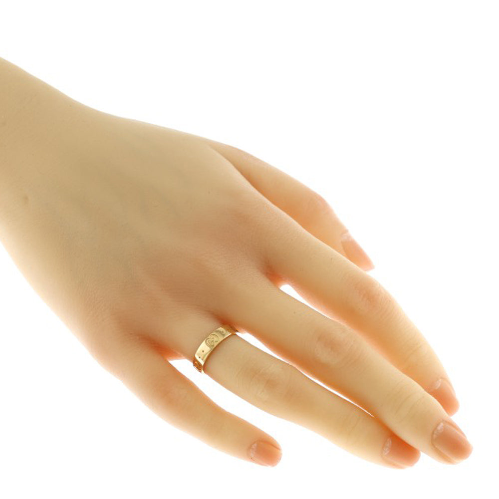 GUCCI グッチ アイコン リング 指輪 7号 18金 K18ピンクゴールド