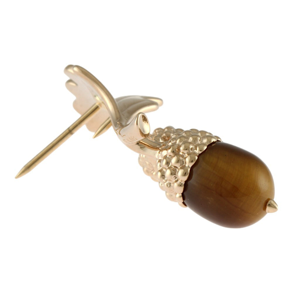 MIKIMOTO ミキモト ブローチ 18金 K18ピンクゴールド タイガーアイ