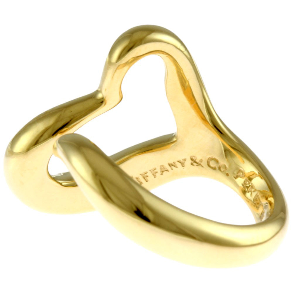 ティファニー オープンハート リング 指輪 ティファニー 9号 18金