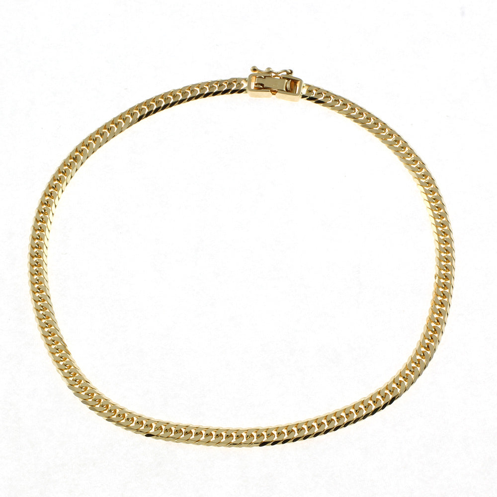 喜平 アンクレット 約9g 6面ダブル 6DCW 23cm 留め具 中折れ式