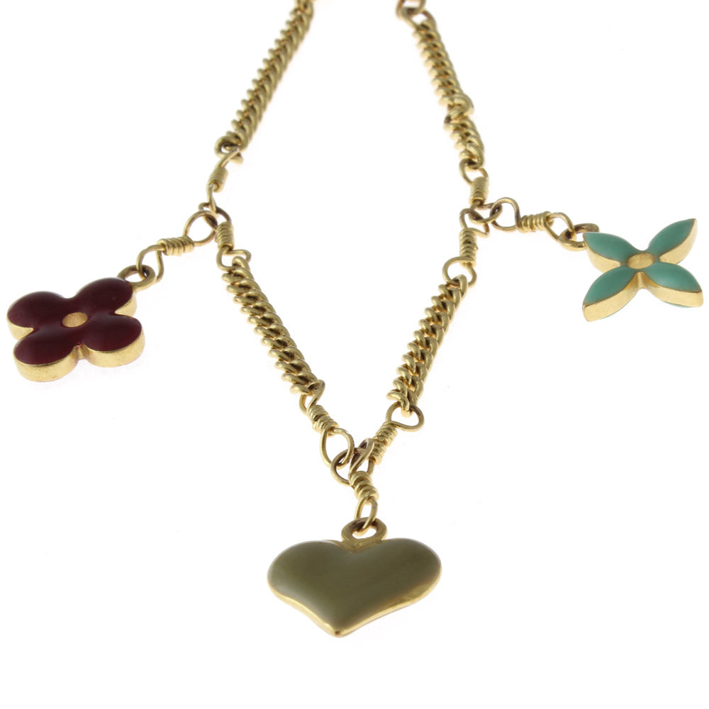 中古】 ルイ・ヴィトン LOUIS VUITTON ブレスレット 花 フラワー