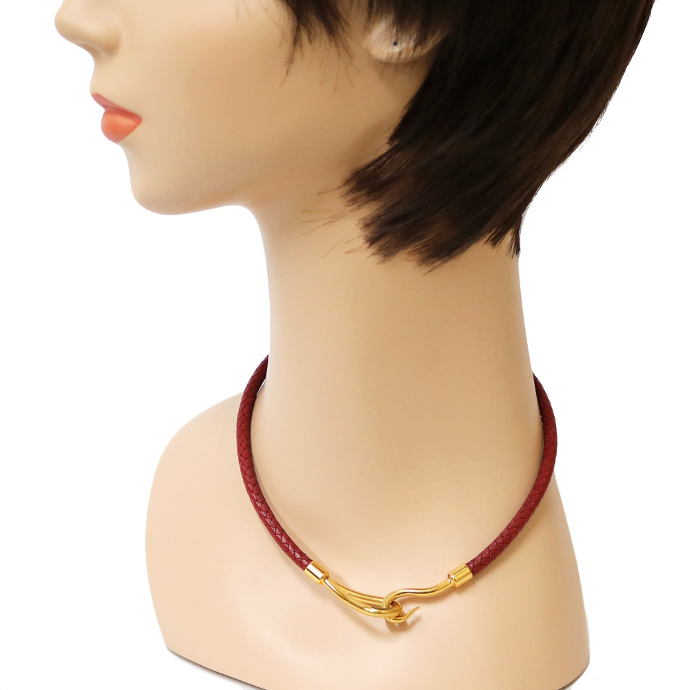 Used] Hermes HERMES Necklace Choker Bracelet Jumbo Choker Metal