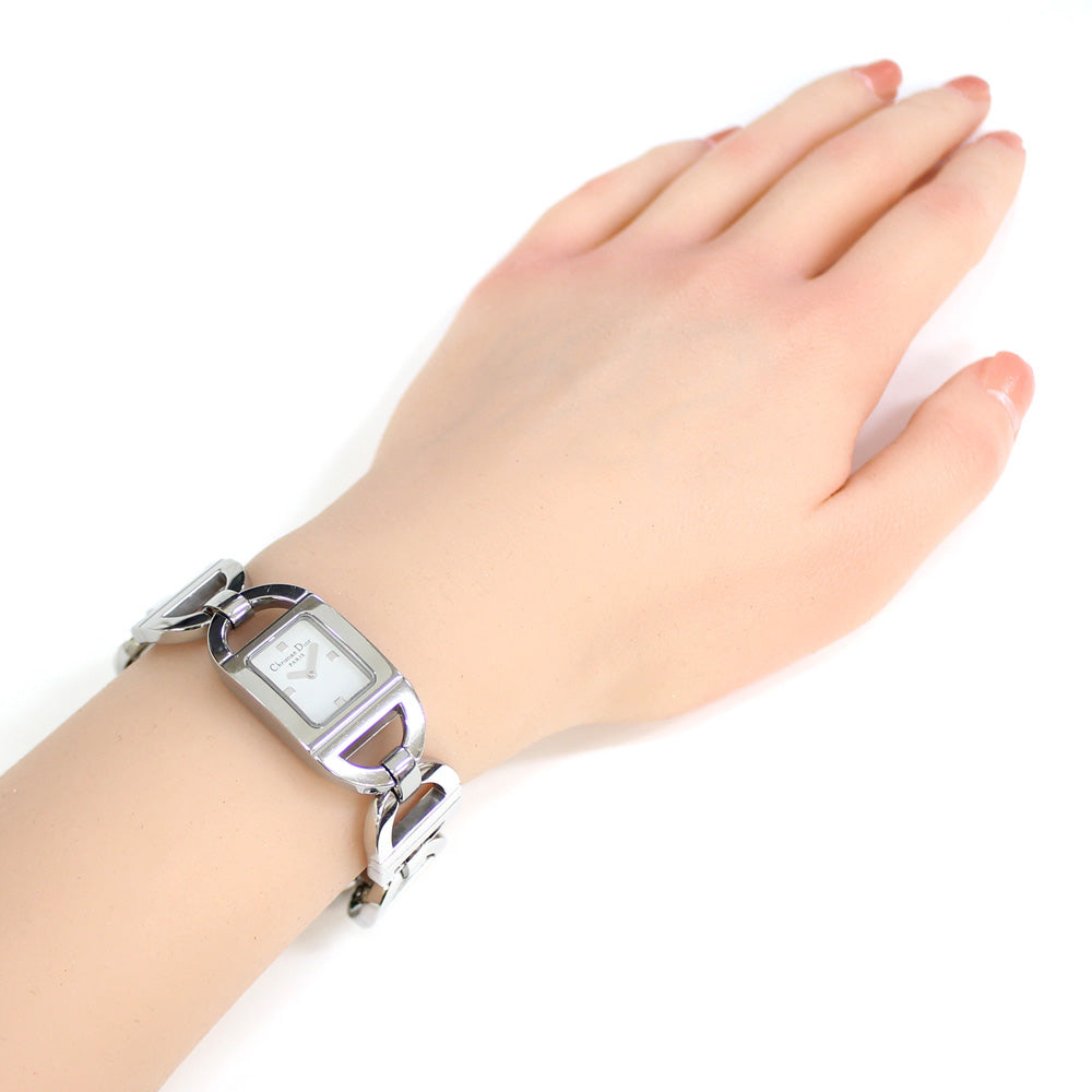 Christian Dior Pandiola Watch Stainless Steel D78-108 Women's Used