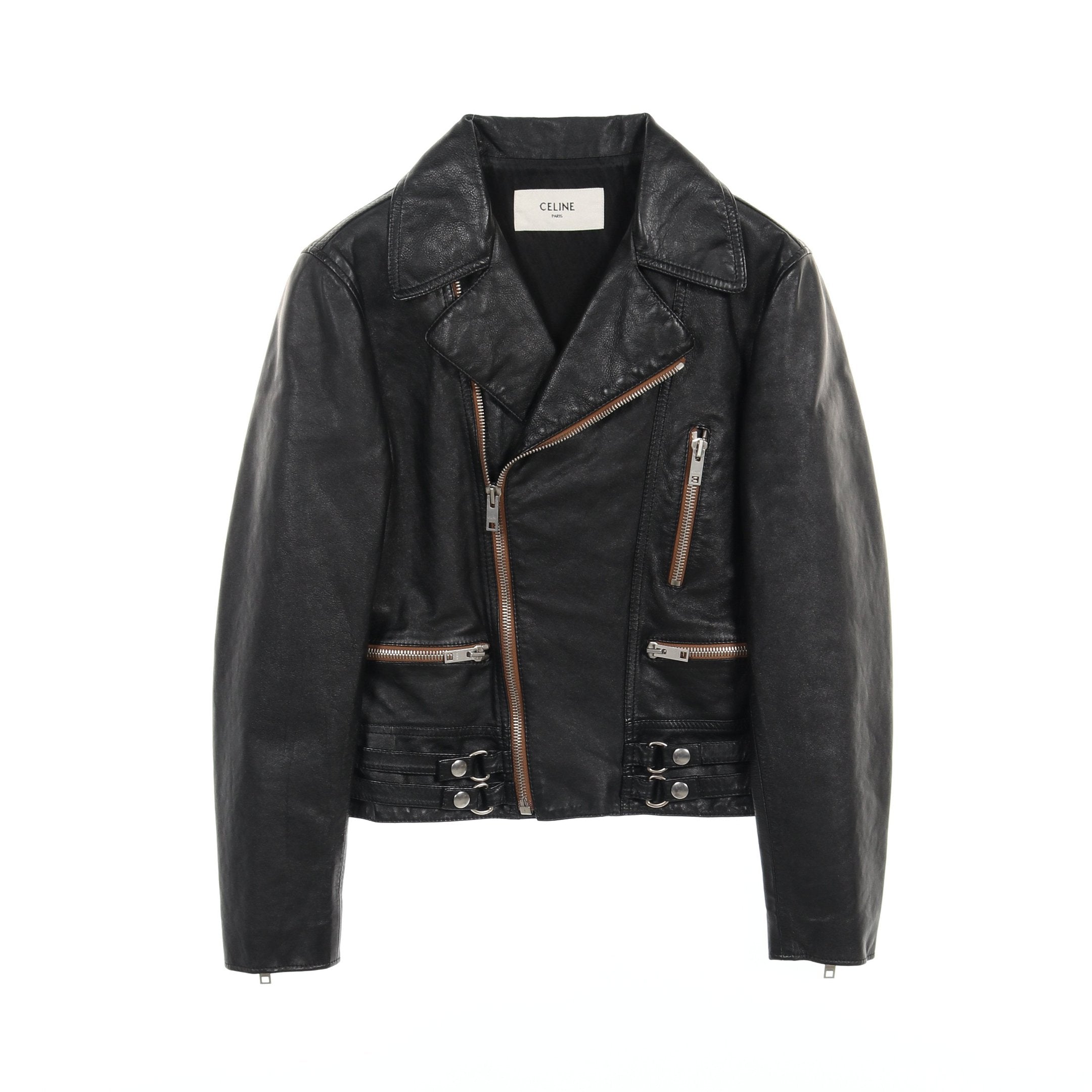 ライダースジャケット レザー ブラック セリーヌ – RECLO