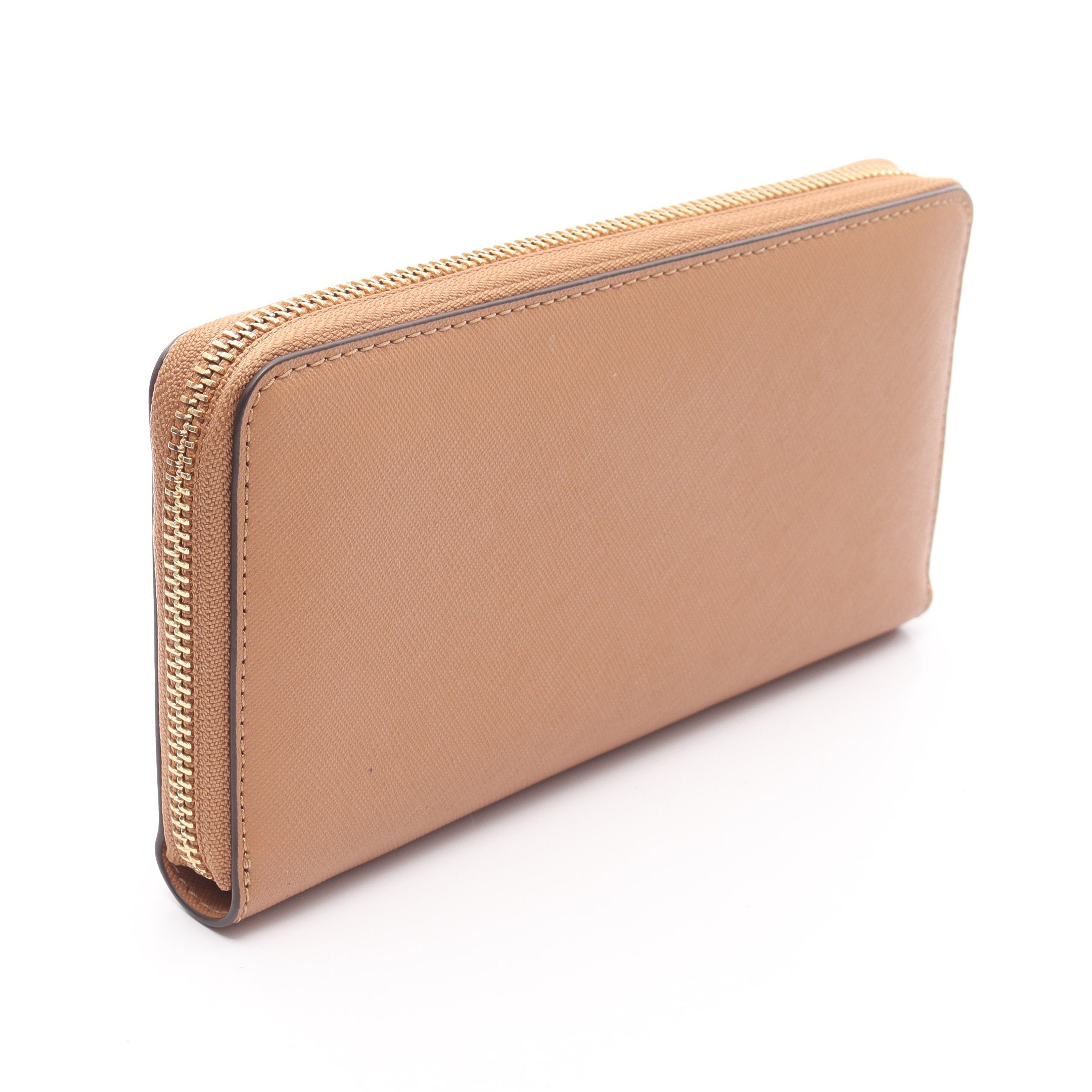 ロビンソン ラウンドファスナー長財布 レザー ライトブラウン