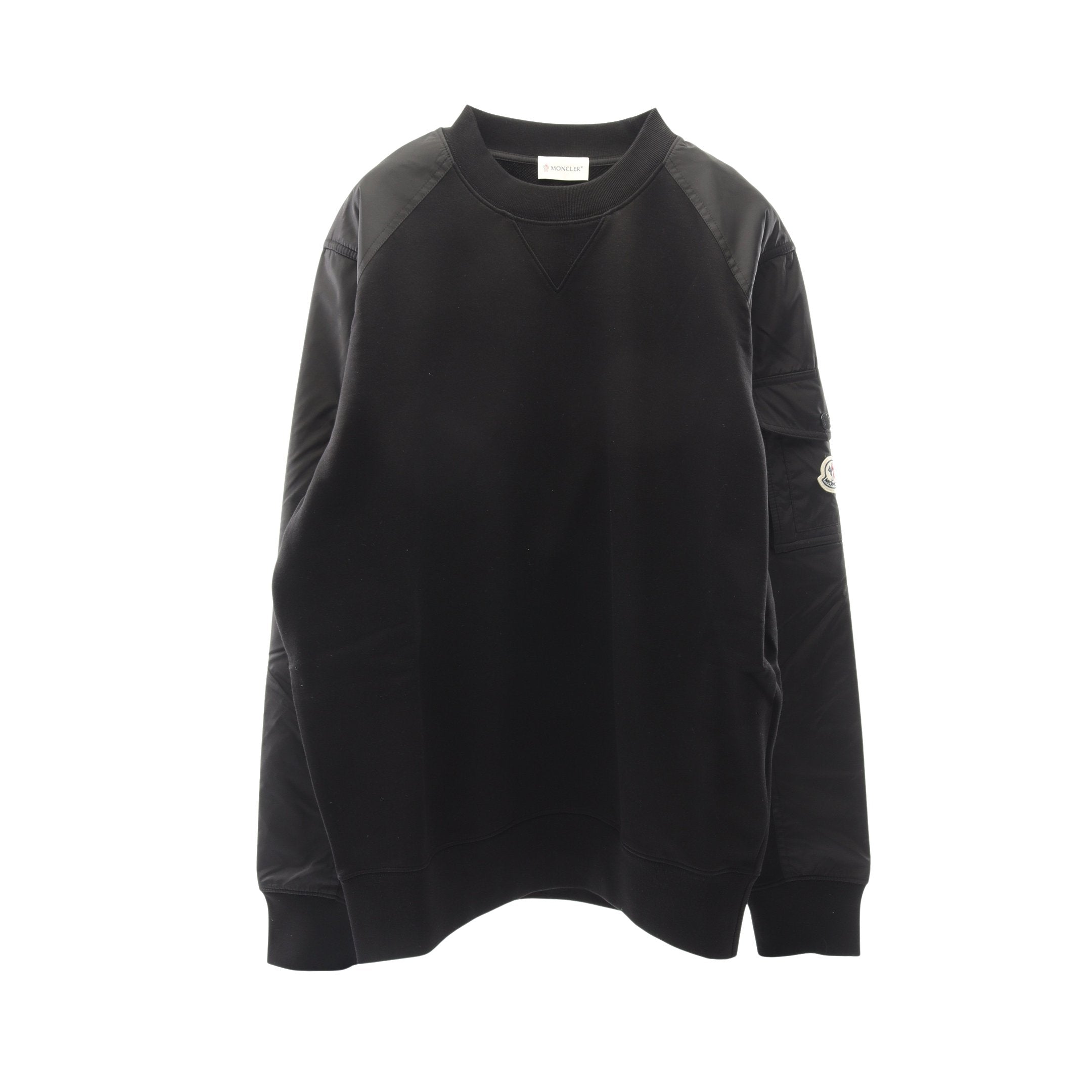 FELPA スウェットシャツ クルーネック コットン ナイロン ブラック