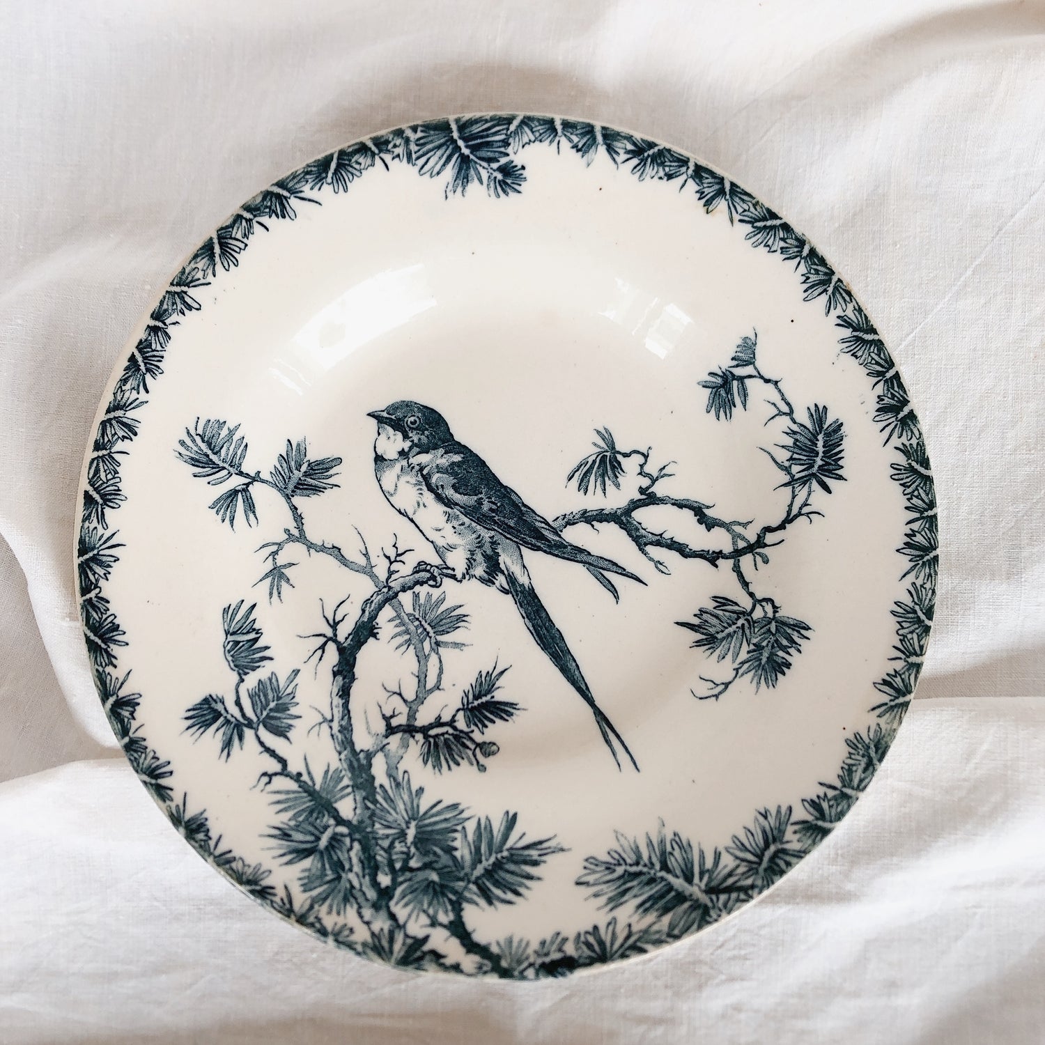 GIEN（ジアン）フランス 26cm プレート 飾り皿 ディナープレート