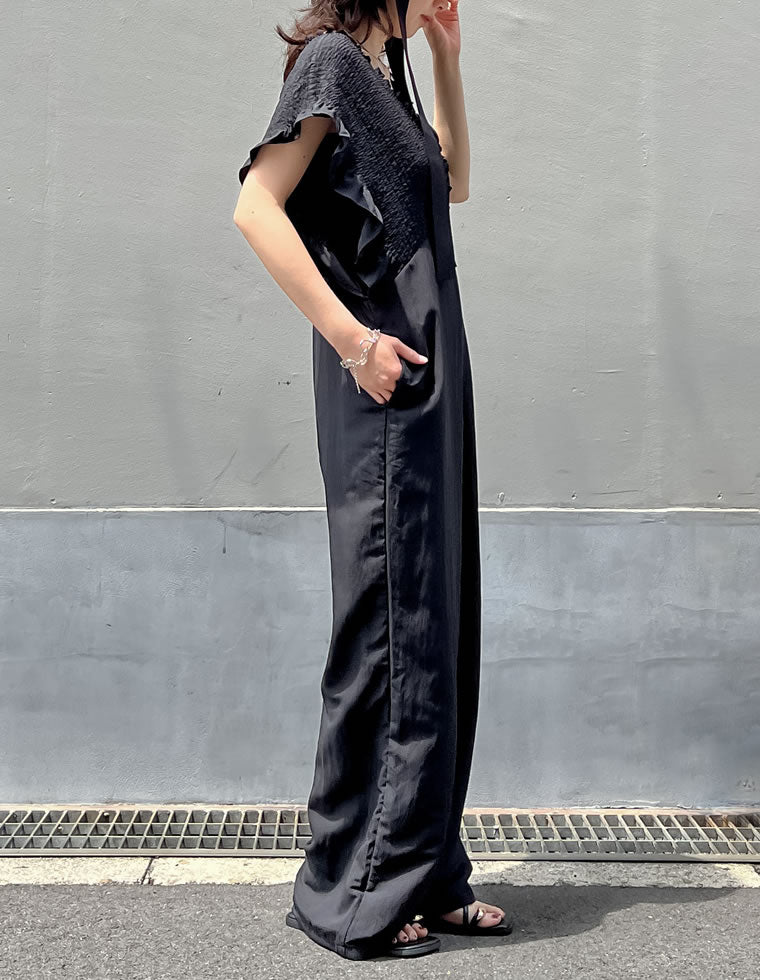 ドライタッチ深Vネックオールインワン - オールインワン通販 | 人気