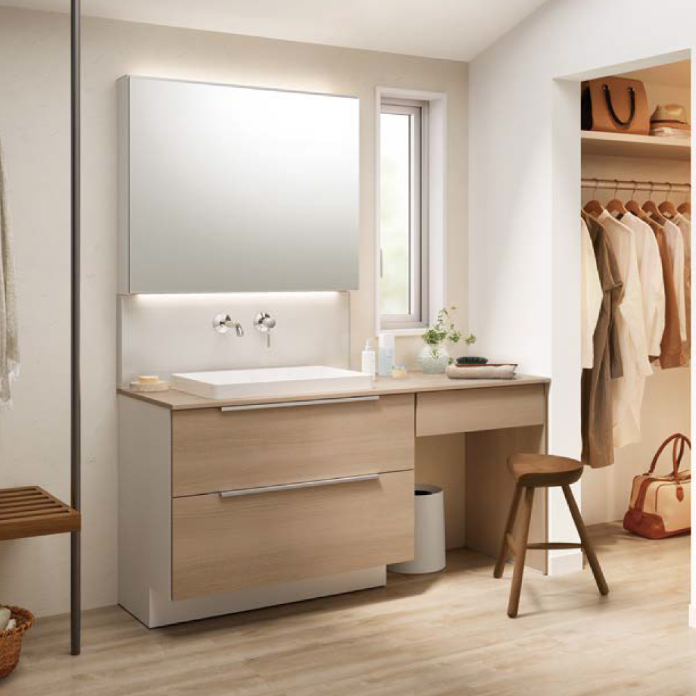 洗面化粧台 ESCUA | TOTO | リフォーム総本舗 | 首都圏エリアの