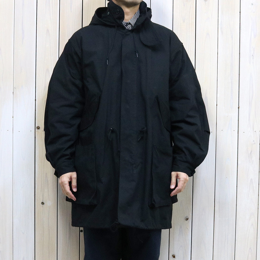 SASSAFRAS『DIGS CREW COAT(C/CORDURA NYLON OXFORD)』(BLACK