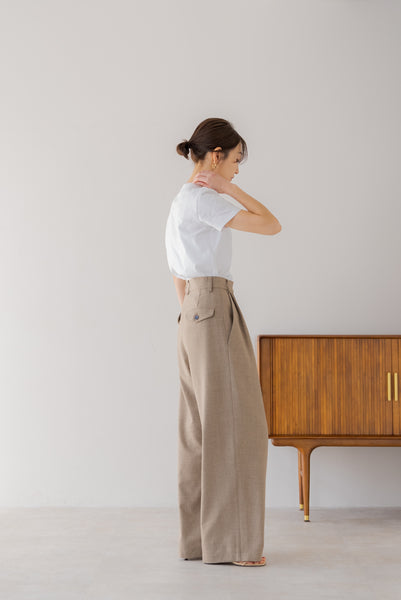 タックワイドパンツ｜TUCK WIDE PANTSの通販｜regleam
