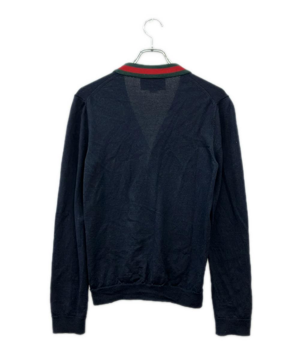 GUCCI シェリーライン Vネック ニット カーディガン 408146 メンズ