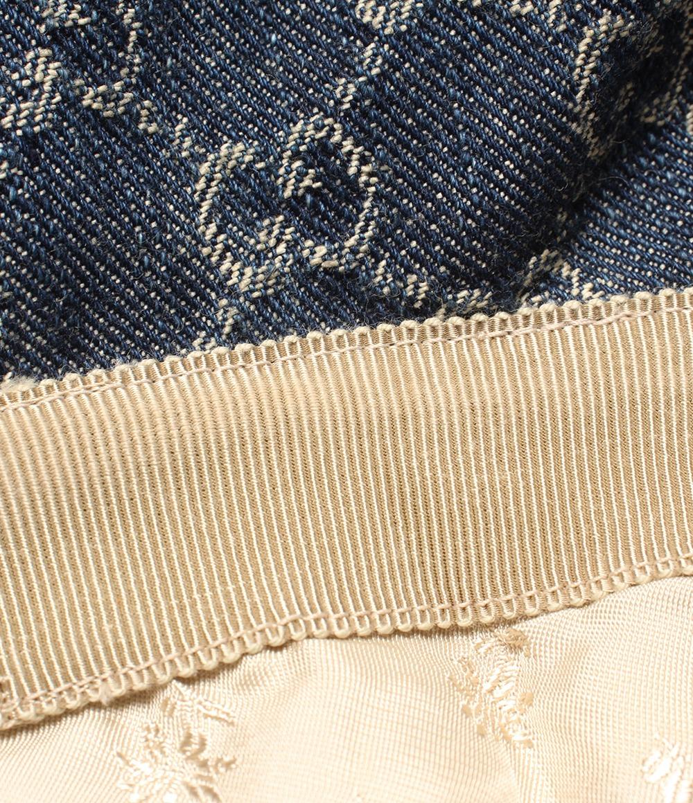 GUCCI バケットハット デニム GGキャンバス 57631 4HAC3 レディース