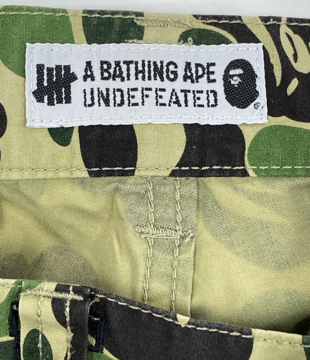 A BATHING APE カーゴパンツ undefeated ABC camo 6pocket メンズ SIZE