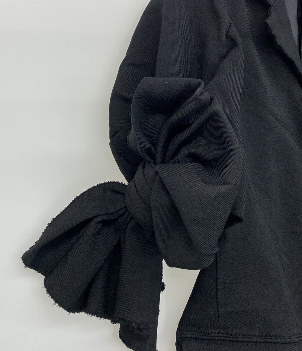COMME des GARCONS COMME des GARCONS ポリ縮絨袖リボン切りっぱなし