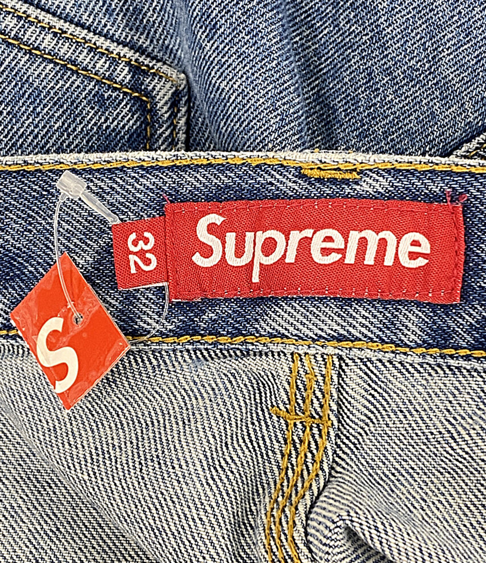 美品 Supreme デニムパンツ DOUBLE KNEE PAINTER PANT WASHED INDIGO