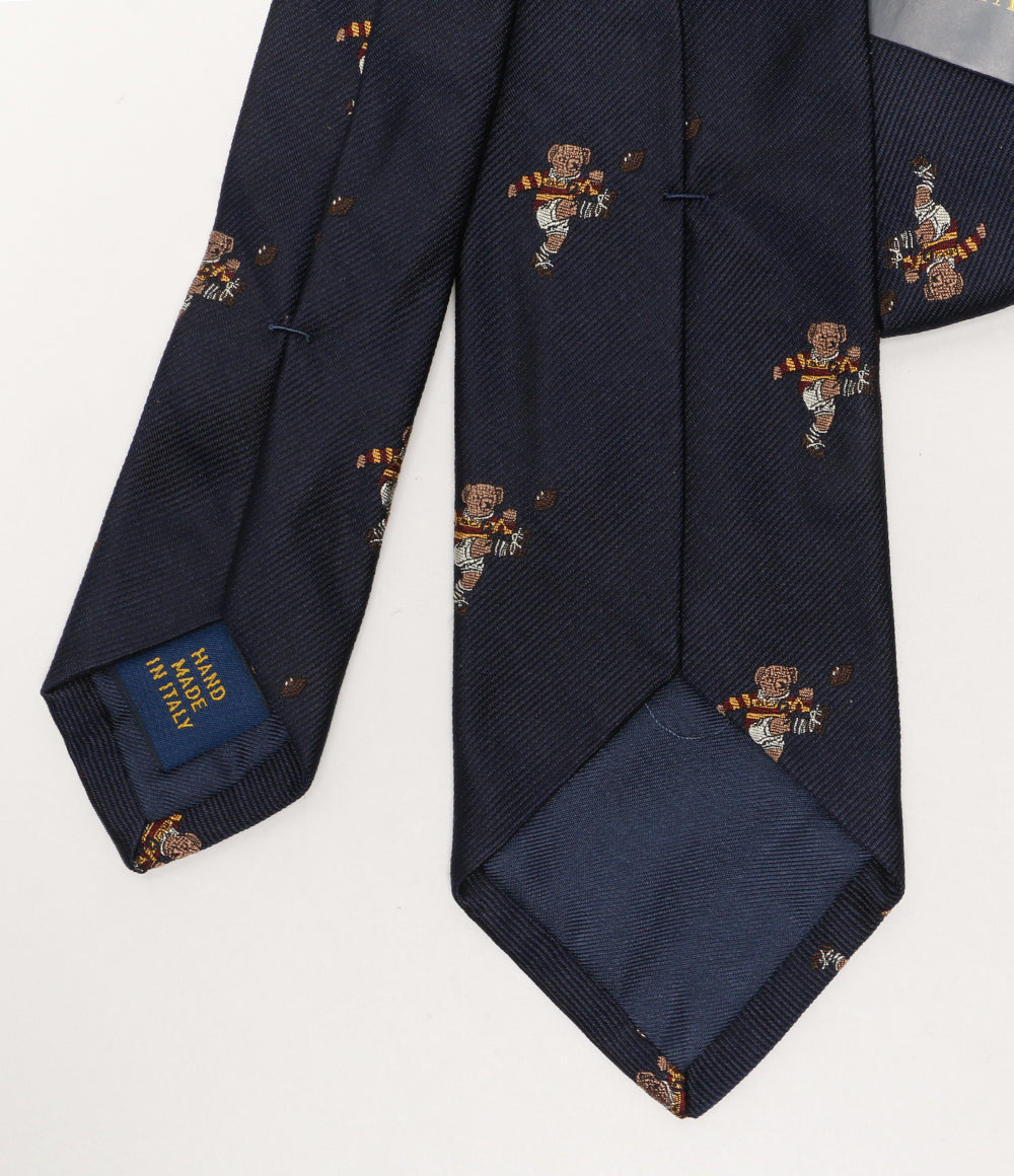 美品 POLO RALPH LAUREN ポロベア シルク ネクタイ メンズ ポロ