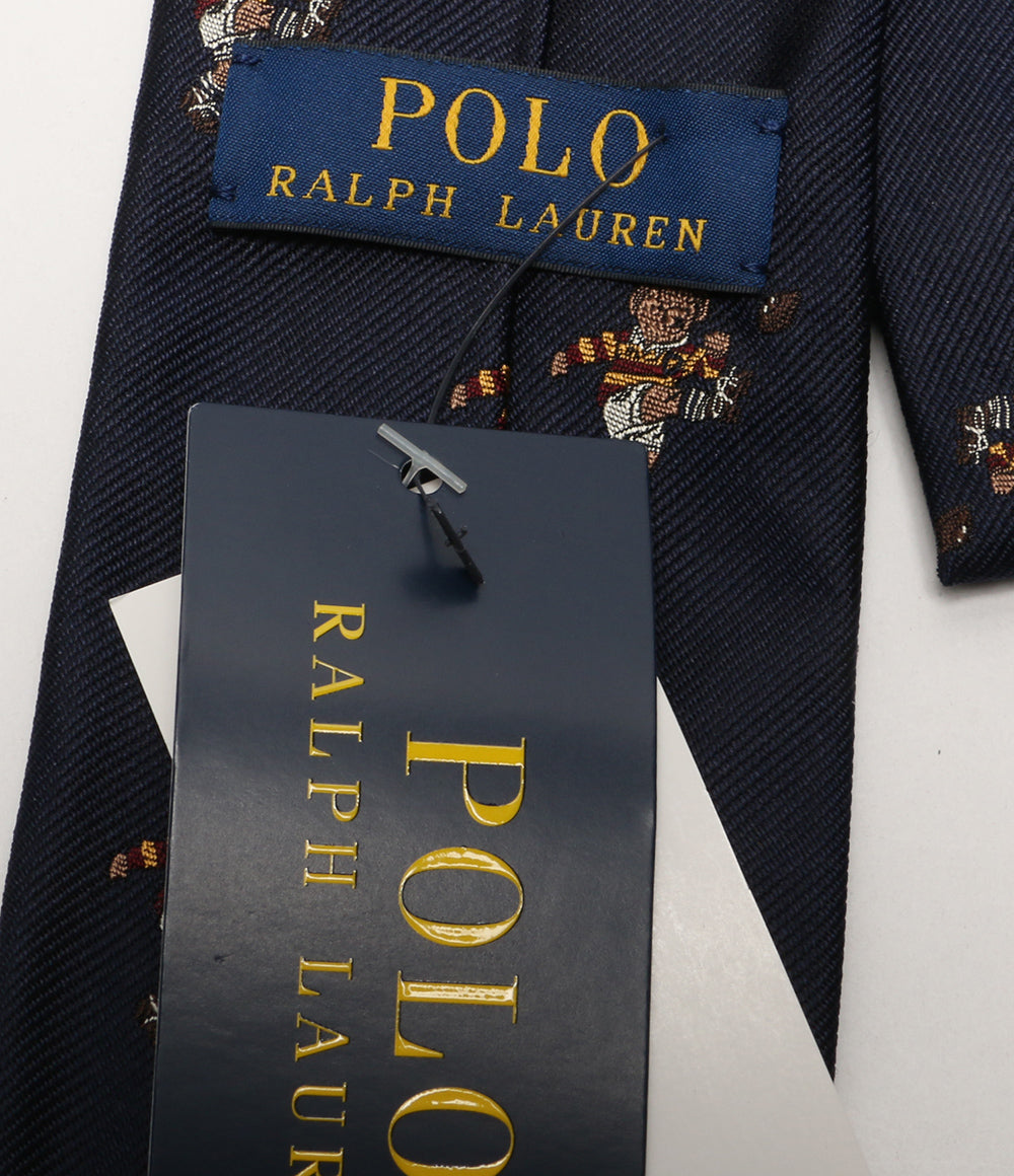 美品 POLO RALPH LAUREN ポロベア シルク ネクタイ メンズ ポロ
