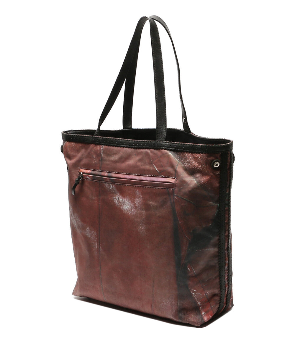 JEAN PAUL GAULTIER ライダース転写トートバッグ メンズ ジャンポール