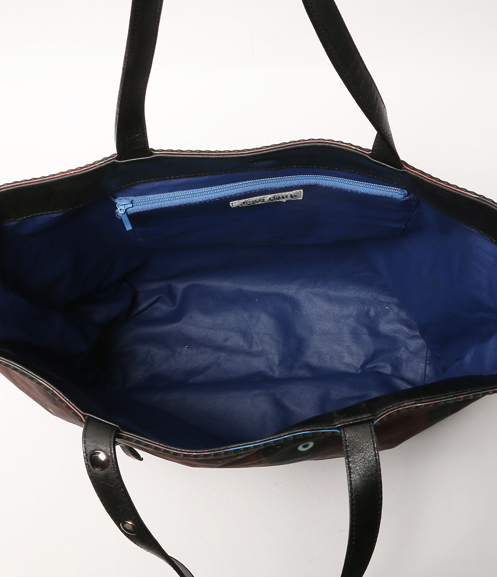 JEAN PAUL GAULTIER ライダース転写トートバッグ メンズ ジャンポール