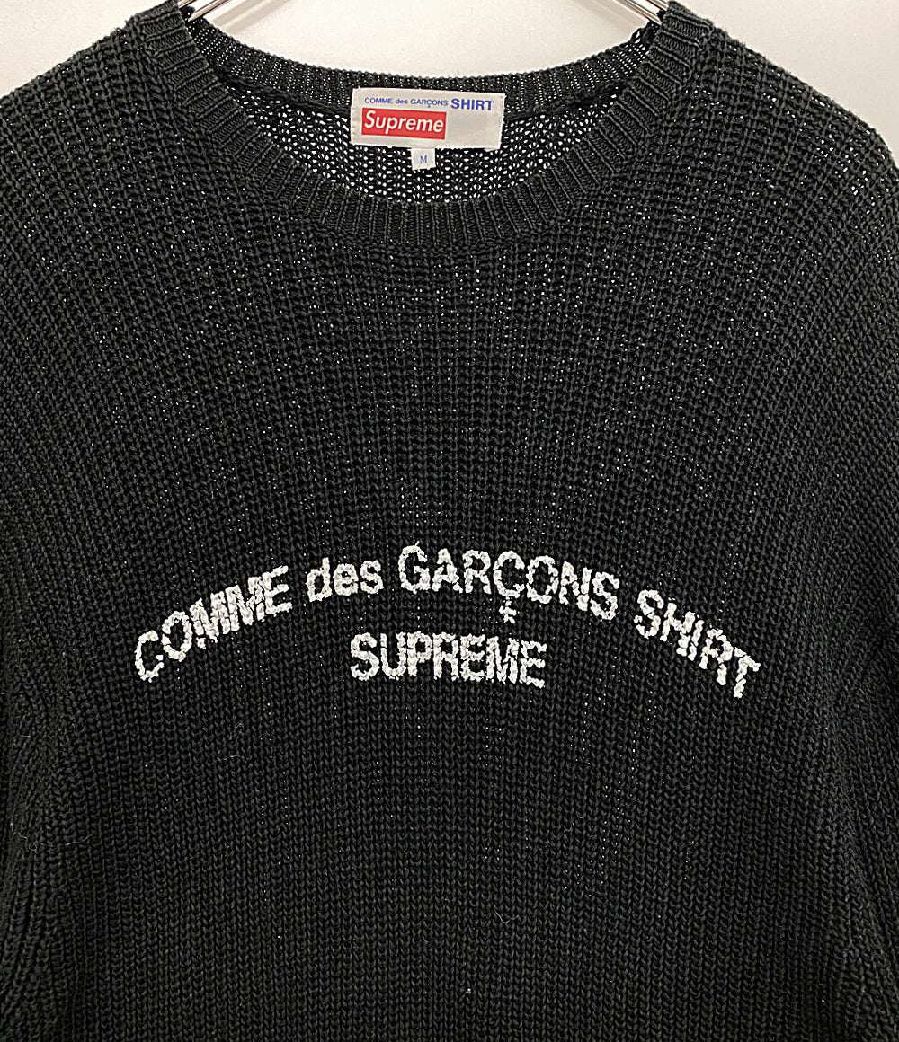 Supreme×COMME des GARCONS SHIRT コムデギャルソンシャツ ロゴ クルー