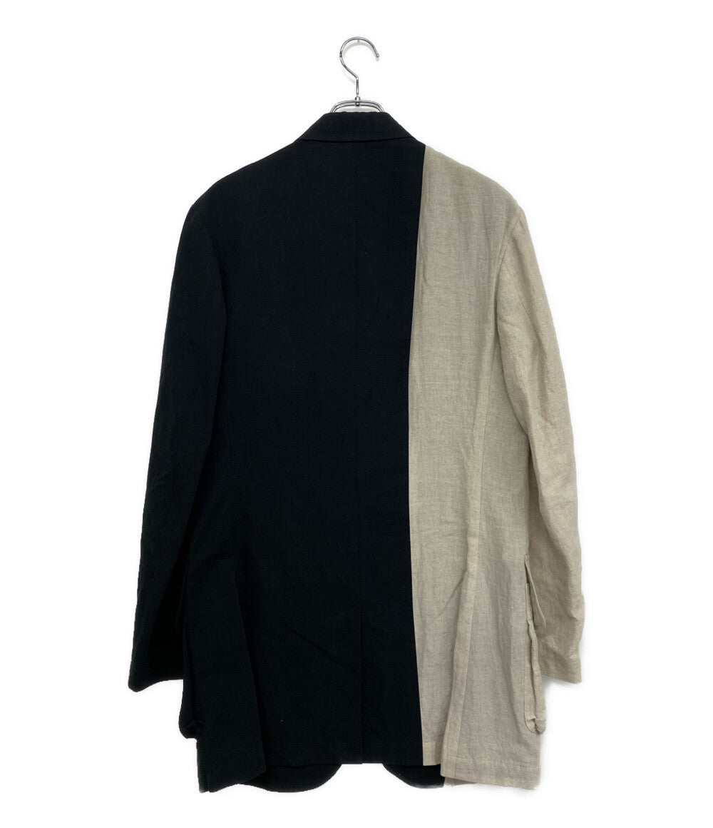 YOHJI YAMAMOTO テーラードジャケット 右前耳使い箱ポケット バイ