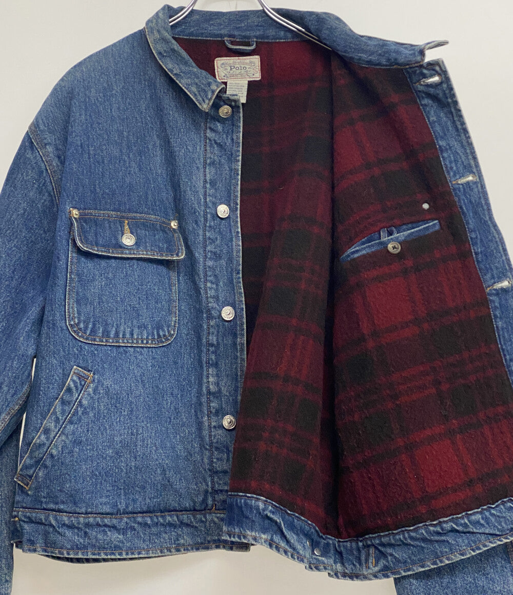 POLO RALPH LAUREN デニムジャケット 白タグ ワーク 90s メンズ SIZE