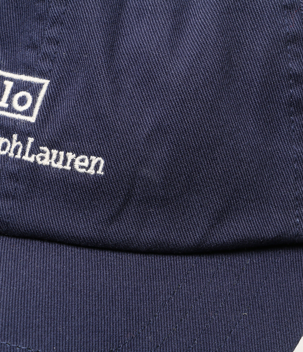 POLO RALPH LAUREN ロゴエンブロイダリー ツイル ボール キャップ NAVY