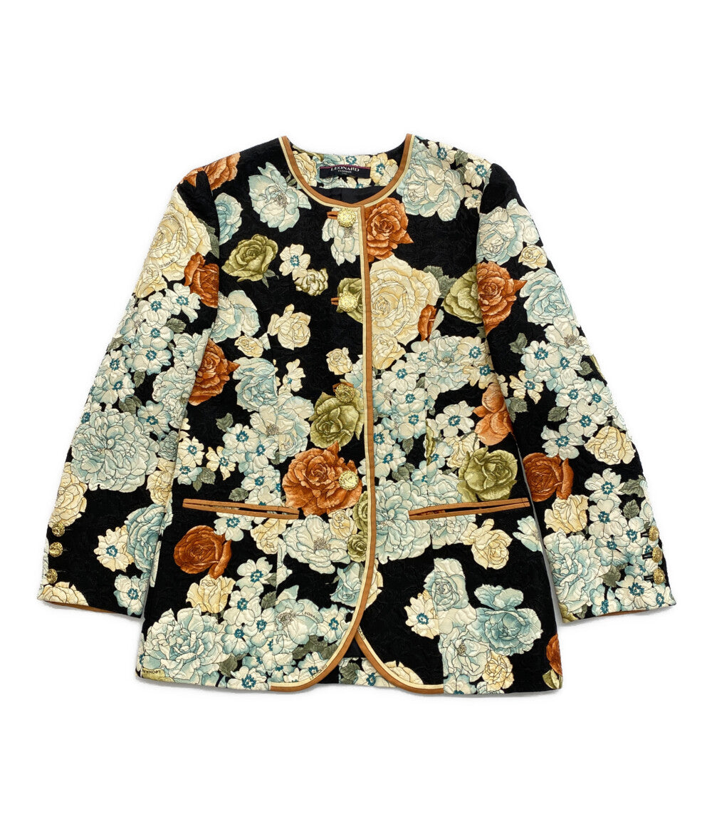 LEONARD セットアップ ジャケットスカート 花柄 レディース SIZE 9AR