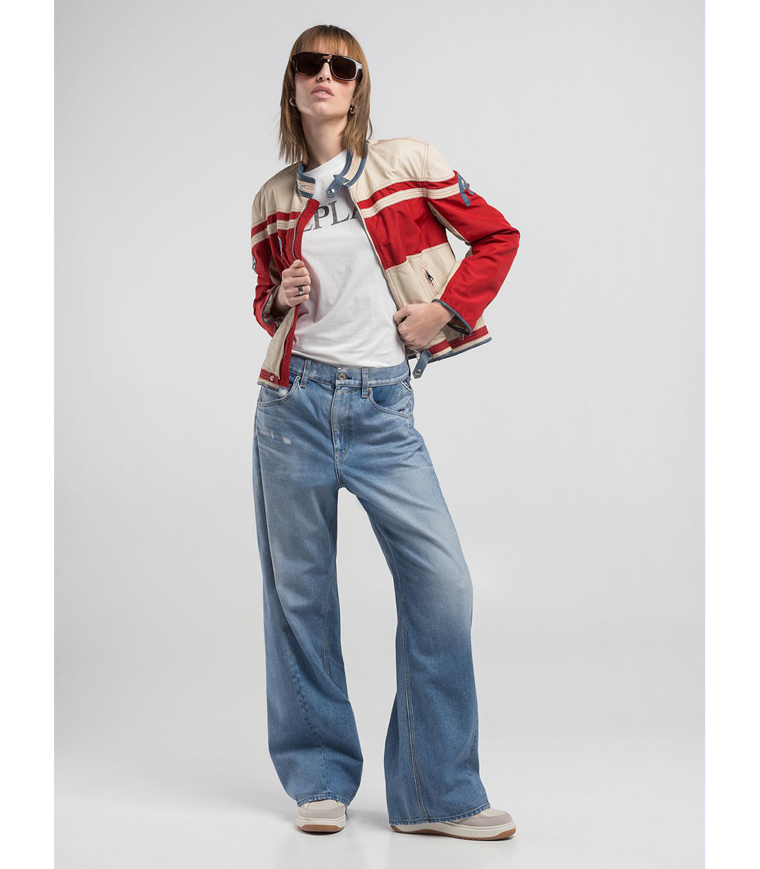 バギーフィットNARJA AIプリントデニム｜REPLAY リプレイ公式通販サイト