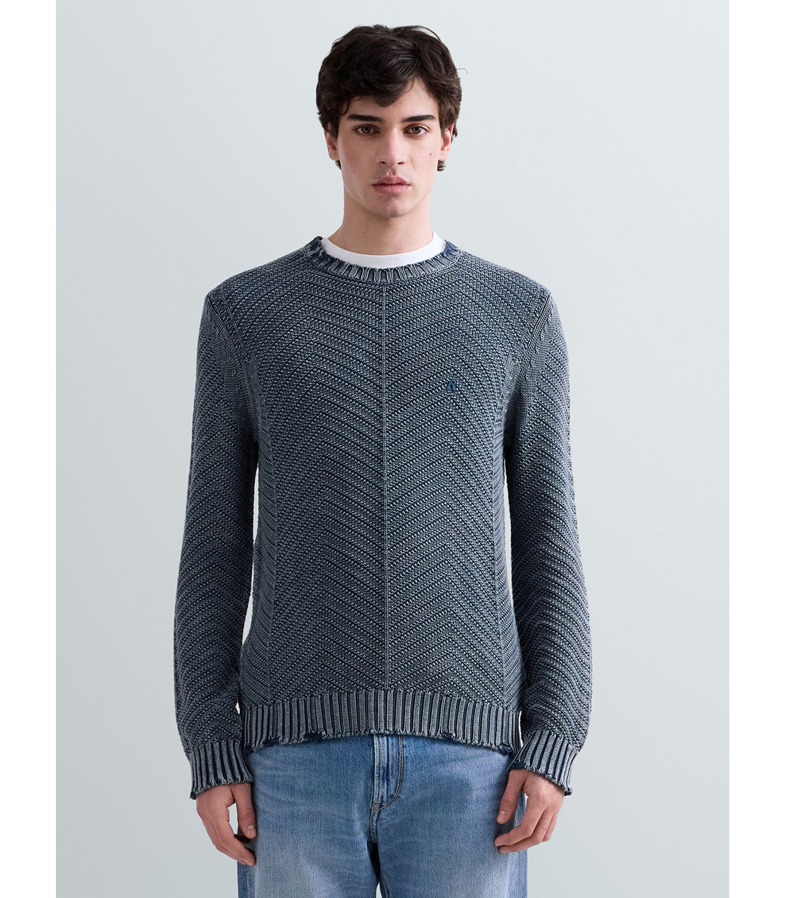 ダメージ加工コットンニット｜REPLAY リプレイ公式通販サイト