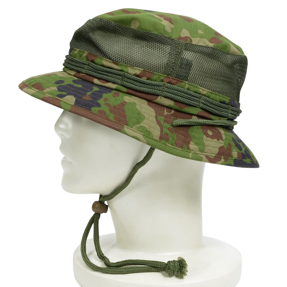 レンジャーハット 2型 ブーニーハット 自衛隊迷彩 リップストップ生地