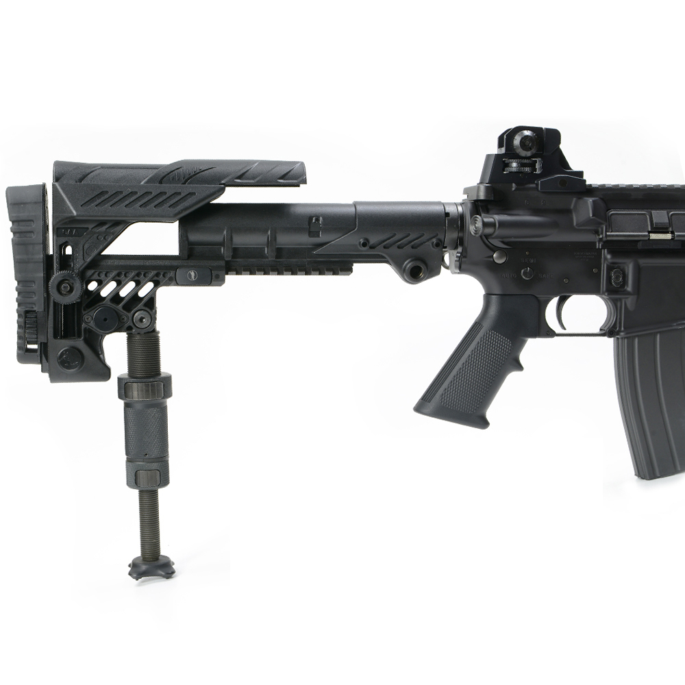 CAA Tactical スナイパーストック ARS モノポッド搭載 M4/M16/AR-15用