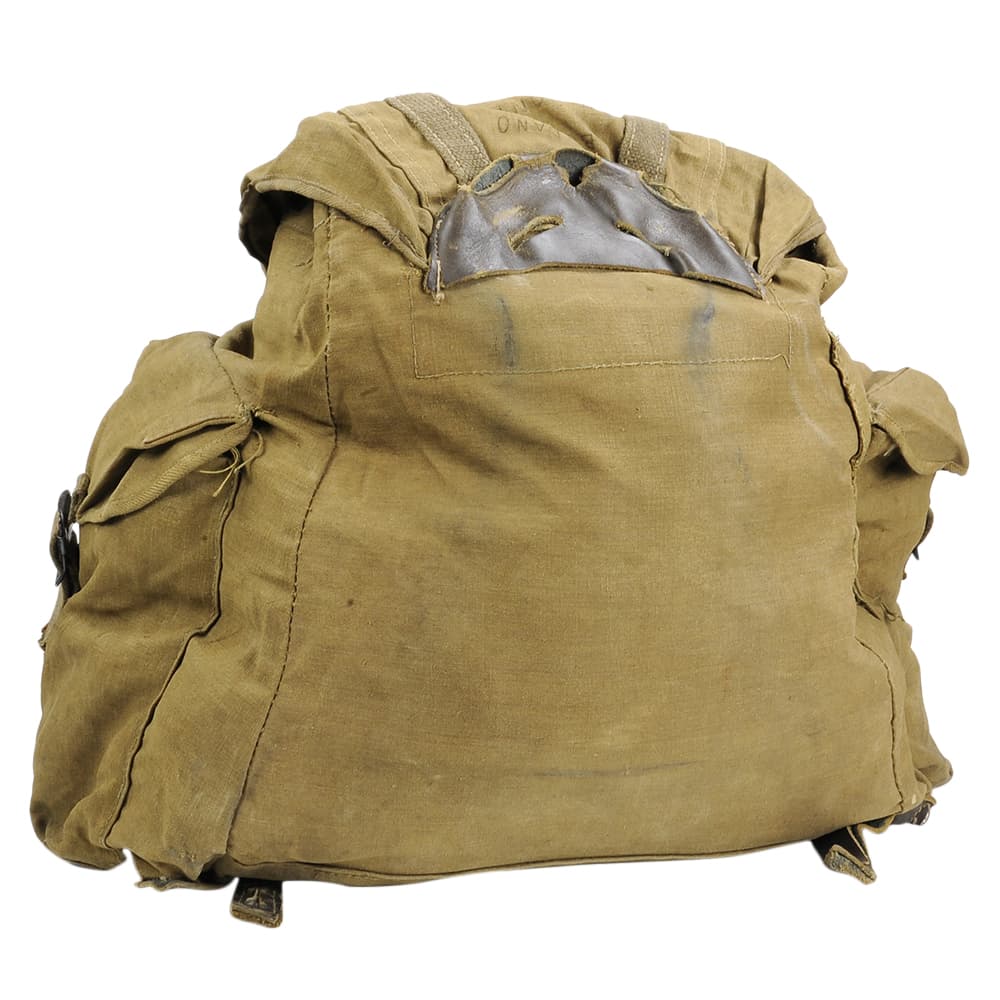 イタリア軍放出品 バックパック コットンキャンバス Cランク品