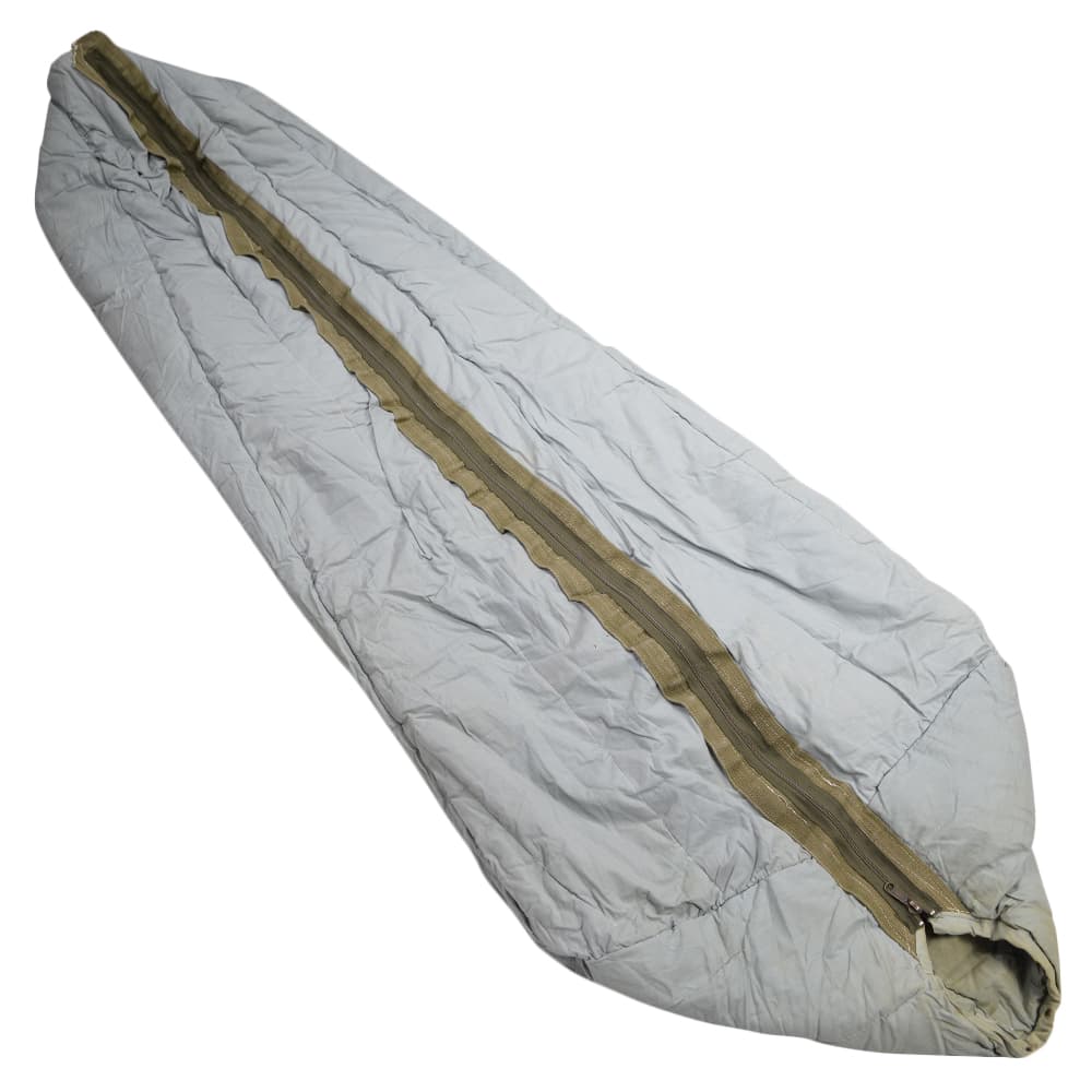 NATO軍放出品 寝袋 シュラフ 取り外しカバー付き コットン製