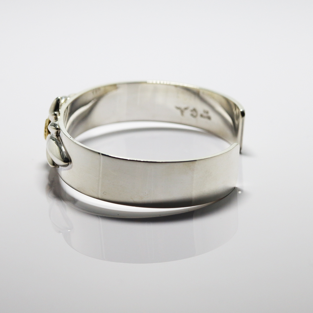 TADY&KINGリリーSV平打ちバングルK18ウルフ ALL ITEM TADY＆KING