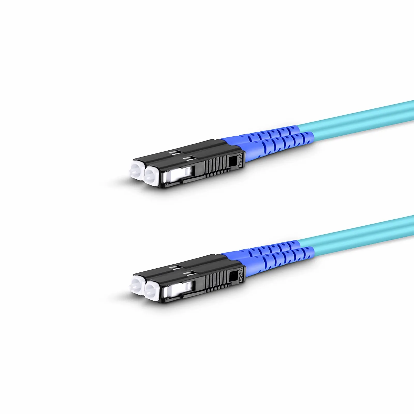 OM3 50/125 LC-LC Multimode Fiber Optic Patch Cable Duplex - Aqua