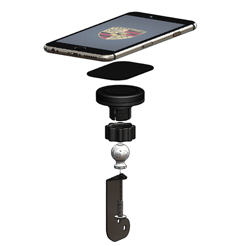 RENNLINE マグネット携帯マウント 991/981/718用【センターコンソール