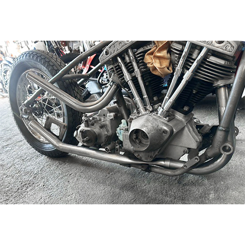 66-84年SHOVEL用アップスイープマフラー – Reverb-ハーレーパーツの専門店